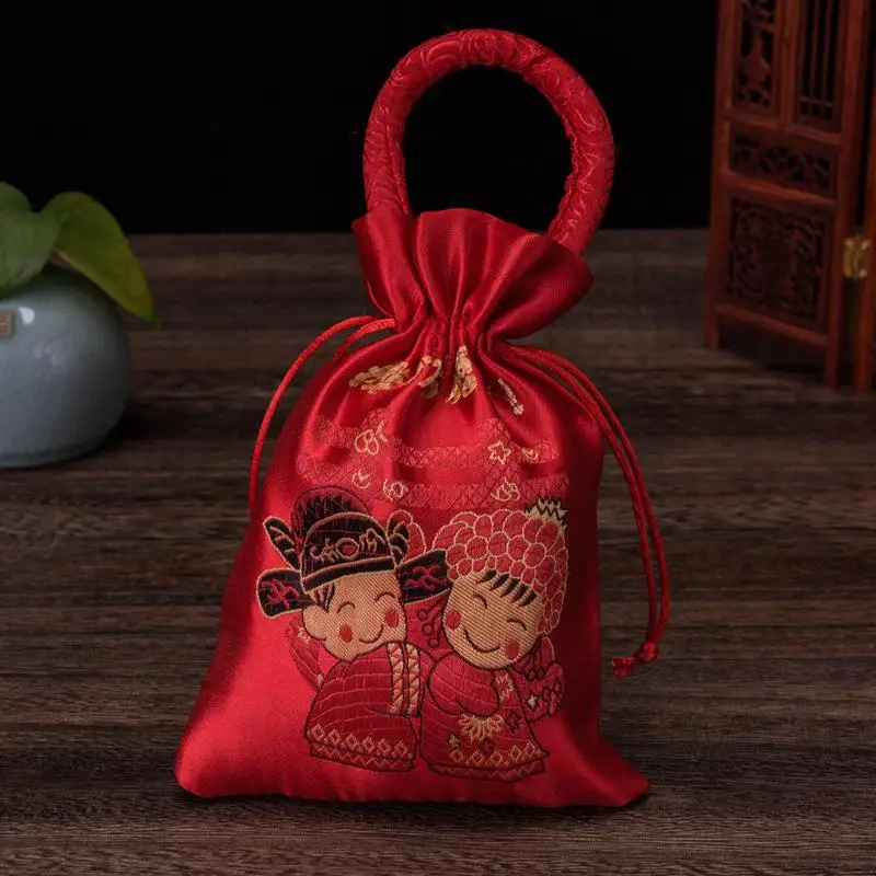 Подарочные пакеты конфеты парча китайские свадебные для конфет оптовая продажа |