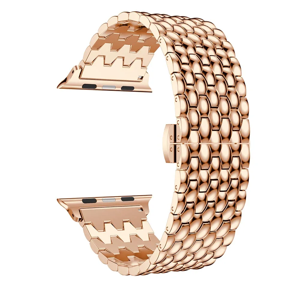 

Metal Business Style Watch Band Strap For Apple Watch Band 40mm 44mm 38mm 42mm iWatch Series 1 2 3 4 Stainless Steel Wrist Band
