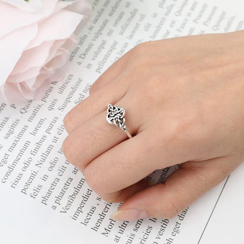 Женское Винтажное кольцо из оксида серебра с крестом в стиле панк рыцари оптовая