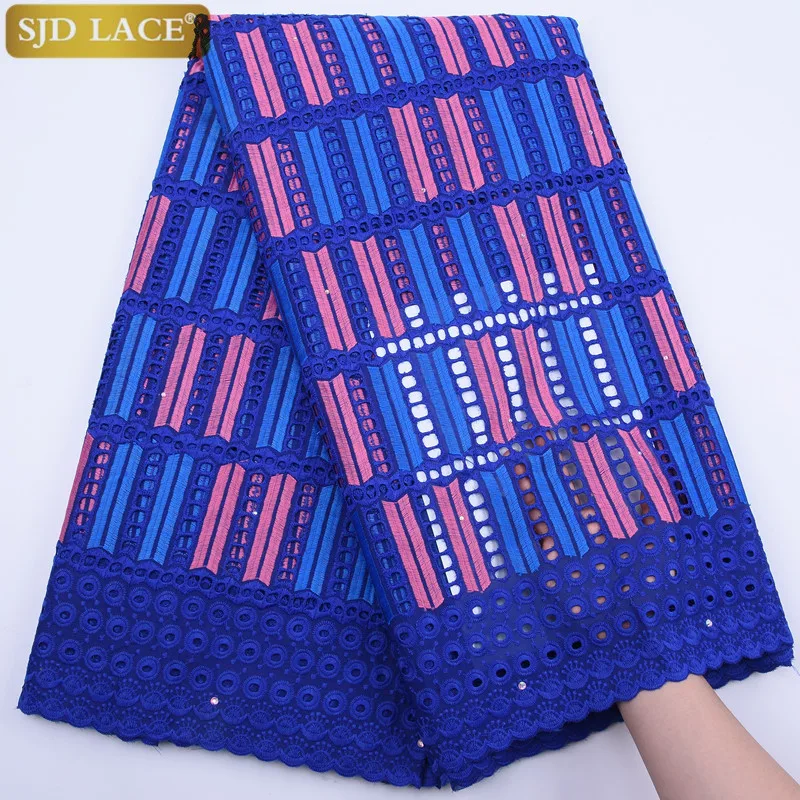 

100% хлопок, африканская кружевная ткань, нигерийская кружевная ткань, Высококачественная швейцарская вуаль в Швейцарии для самостоятельног...