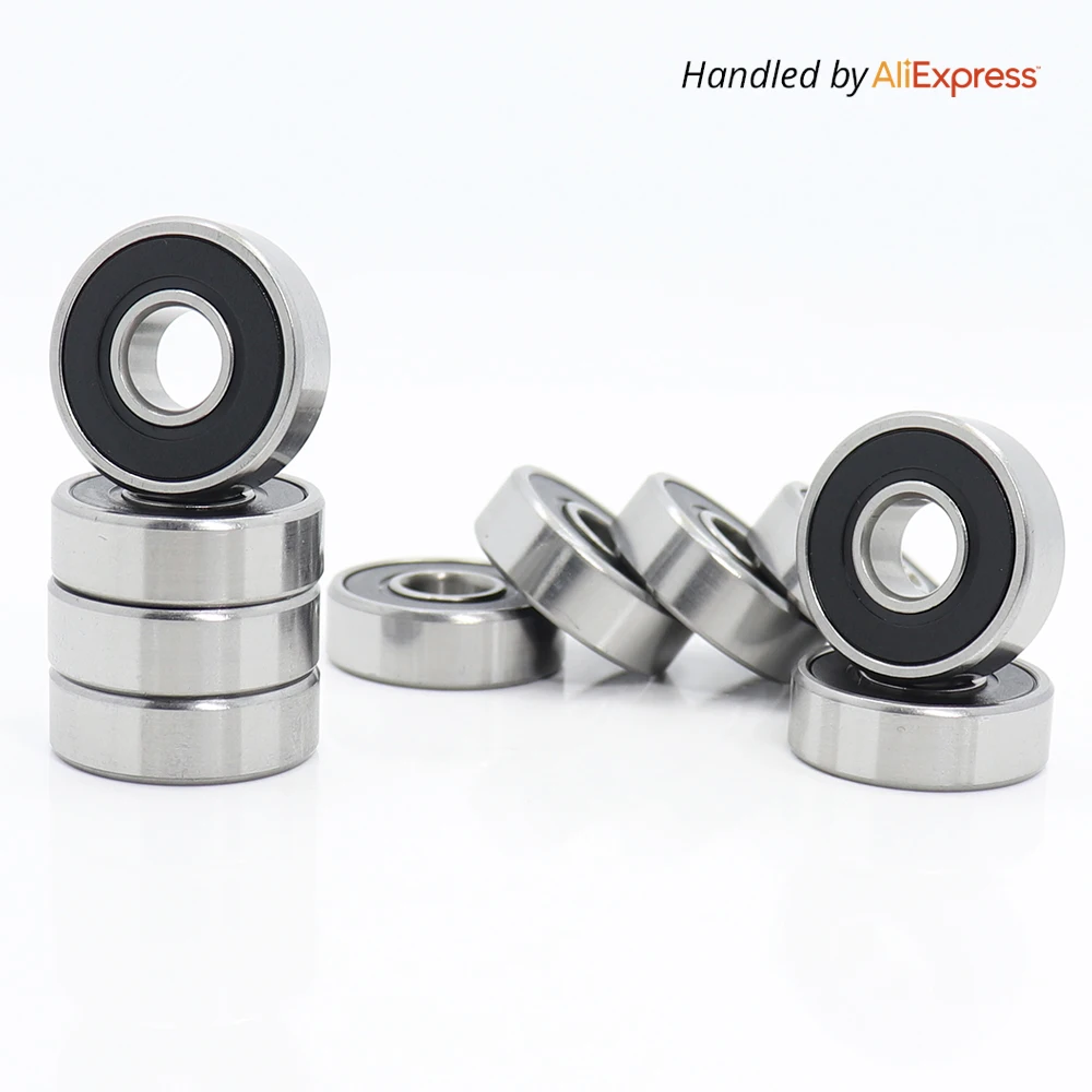 

608RS Bearing 8*22*7 mm ( 10 PCS ) ABEC-5 Skateboard Scooter 608 2RS Ball Bearing Miniature Skate Roller 608-2RS 608 RS Bearings