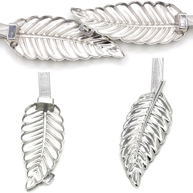 Женский эластичный пояс с цветком в форме листьев для свадьбы | Аксессуары одежды