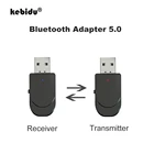 USB Bluetooth ресивер kebidu, передатчики 5,0, беспроводной аудио музыкальный стереоадаптер, ключ для ТВ, ПК, Bluetooth колонка, наушники