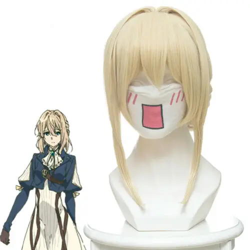 Аниме Фиолет эвергарден Авто память кукла золотой блондин парик косплей