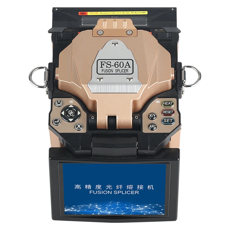 

FS-60A Golden Automatic Fusion Splicer Machine Fiber Optic Fusion Splicer Fiber Optic Splicing Machine