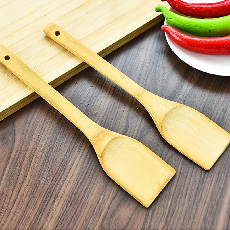

1PC spatula non-stick wok cooking shovel kitchen high temperature resistant kitchenware spatula bamboo shovel dropshipping A154