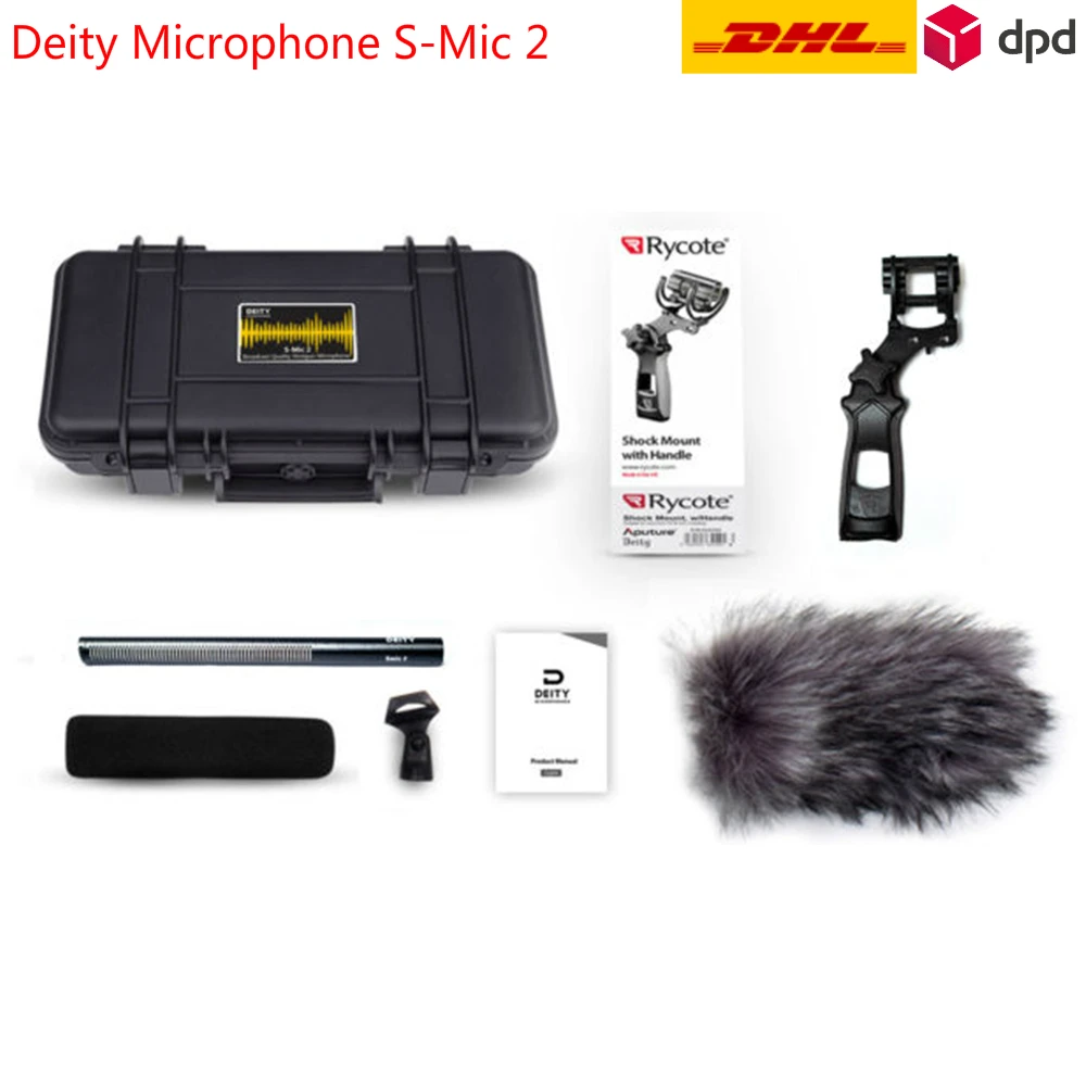 Микрофон пушка Aputure Deity S Mic 2 Конденсаторный микрофон супер кардиоида