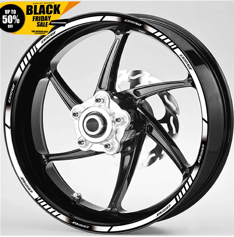 

20X Fit YAMAHA FZ1 Motorcycle inner wheel Stickers rim reflective decoration decals