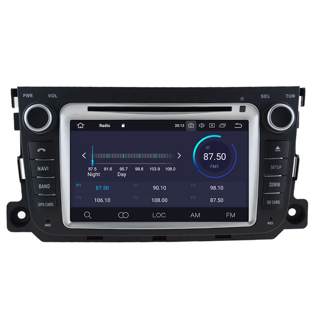 

Android 9 With DSP For Benz Smart 2010-2014 Auto radio Car No DVD video player Multimedia GPS navigation Radio Tape