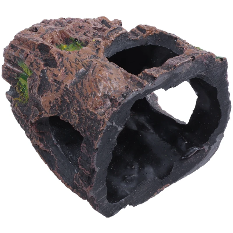 Aquarium Decoration Rock Cottage Cave Stone Hidden For Fish Tank | Дом и сад