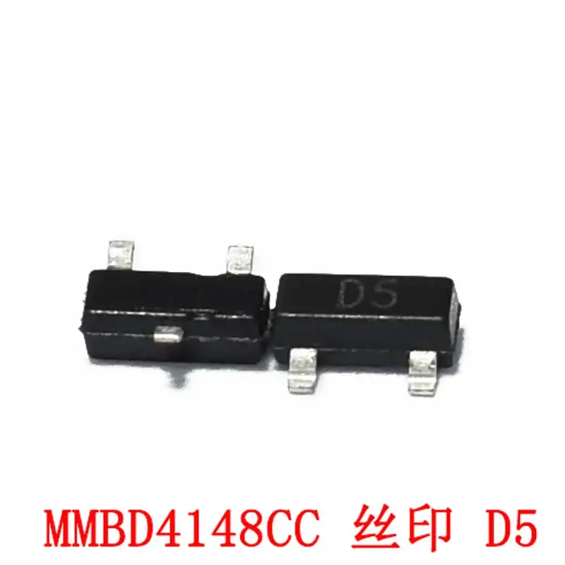

200 шт./лот MMBD4148CC Шелковый экран D5 SOT-23 100 А/в