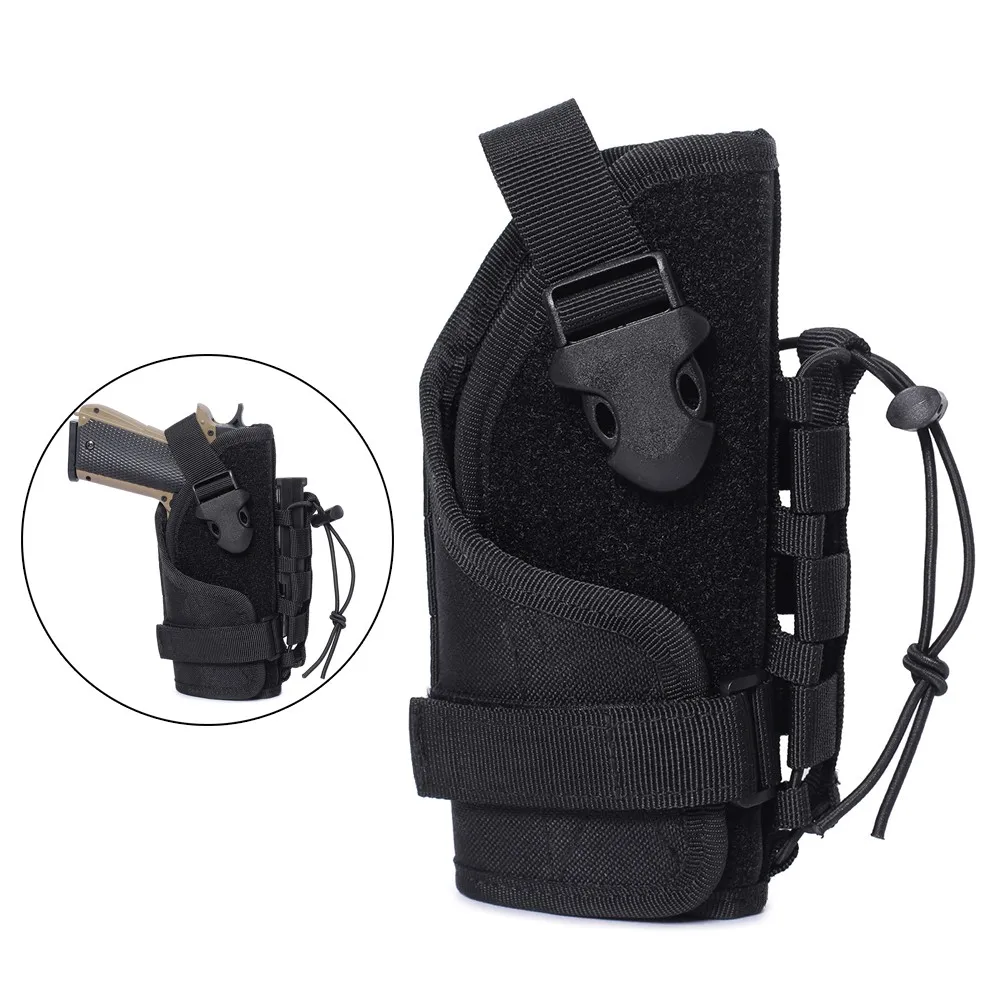 

Universal Outdoor Waist Belt Holster Magazine Right Hand Fit Most Models 1000D Nylon Pouch Hunting Gun Accessories
