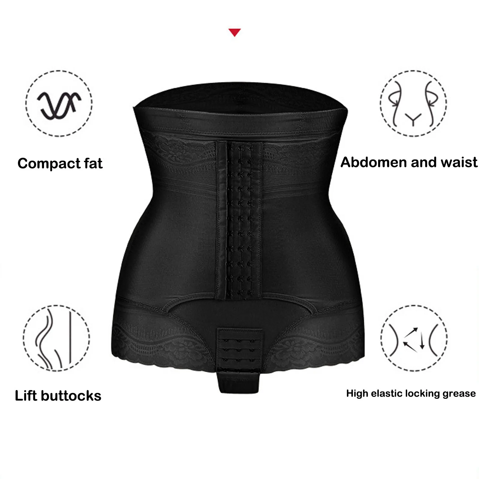 

High Waist Abdomen Control Panties Shorts Thigh Slim Girdle Panties Women Shaper Bodysuit Tummy Control Butt Lifter Shapewear