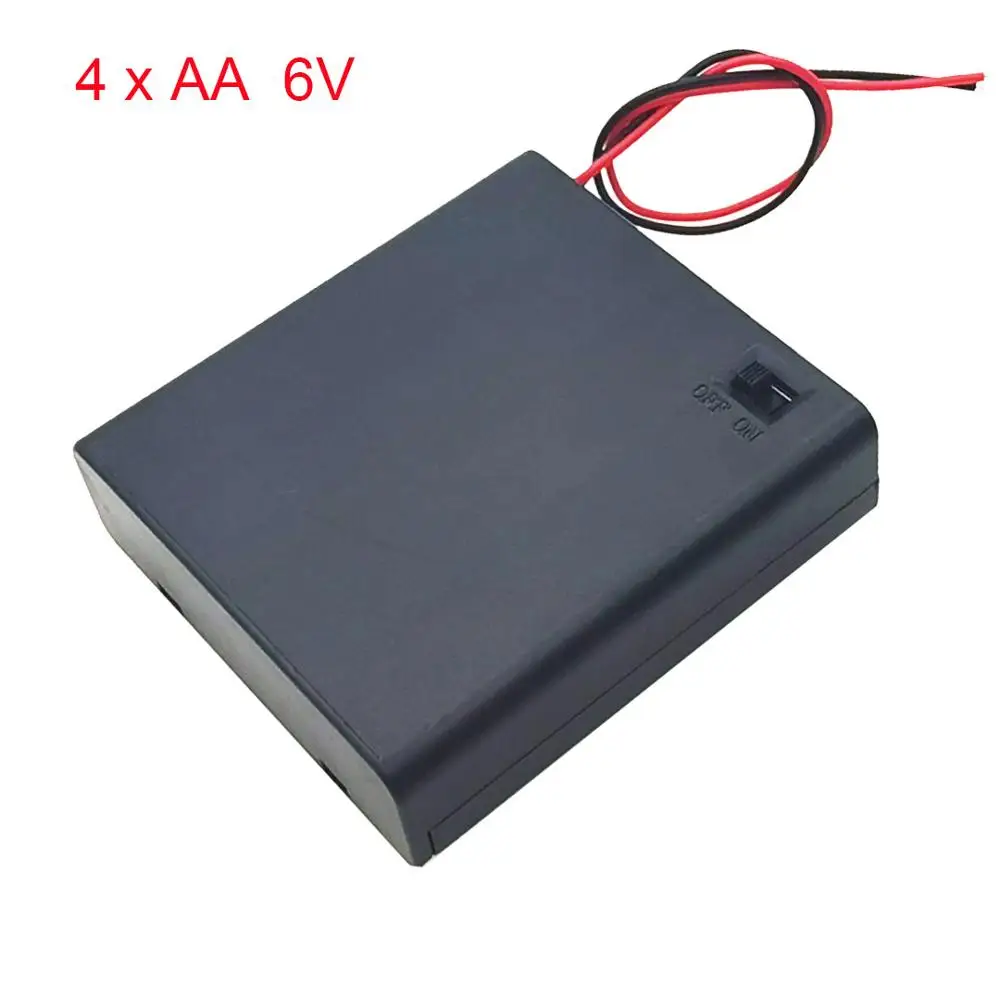 1/2/3/4 слот AA чехол для батареи 1 5 V/3V/4 V/6V держатель Коробка Чехол хранения с