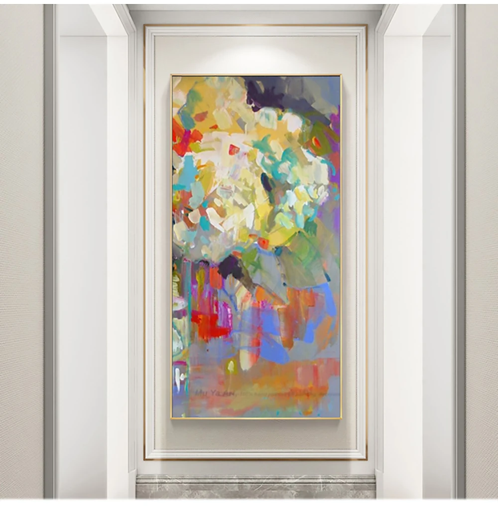 Декоративные картины картина маслом с цветами искусство на холсте для гостиной