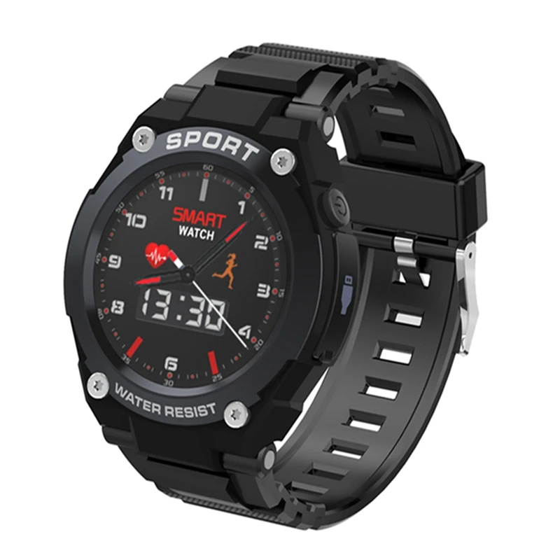 Black Умные часы UTELITE с Bluetooth и функцией вызова, запись звука, gps, ремешок, TF карта, воспроизведение музыки, Компасы, спортивный браслет для huawei, Xiaomi, iPhone - Цвет: Black