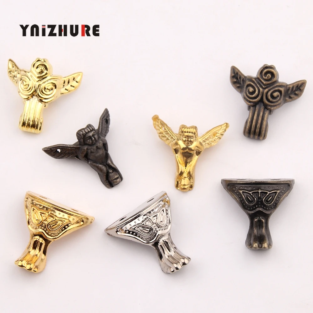 4 шт. винтажные бронзовые боксы для украшений | Строительство и ремонт