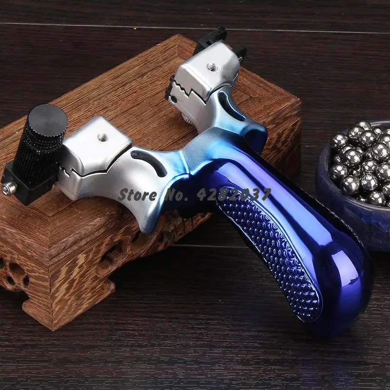 

Big Power Flat Leather Slingshot High Precision Catapult Outdoor Hunting Shooting Professional Slingshot Traditional Sling Shot