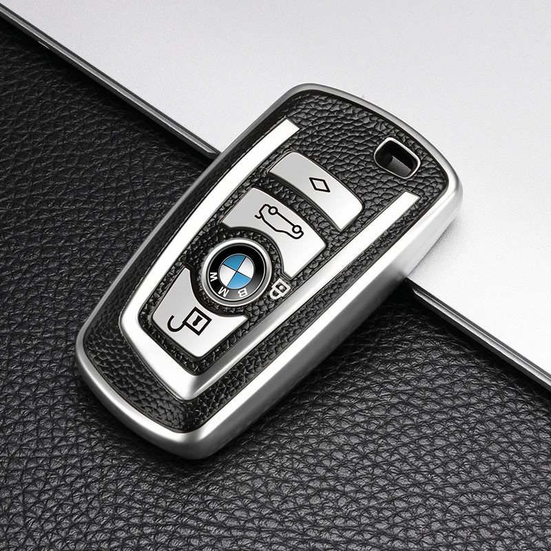 

Car Key Case Cover for BMW 520 525 f30 f10 F18 118i 320i 1 3 5 7 Series X3 X4 M3 M4 M5 Remote Keychain Holder Protection