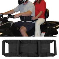 universal motorcycle safety belt motocross atv rear seat passenger grab armrest handle non slip strap protection oxford cloth