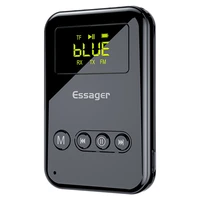 essager bluetooth 5 0 audio transmitter receiver 3 5mm jack aux audio wireless adapter for pc tv headphone car