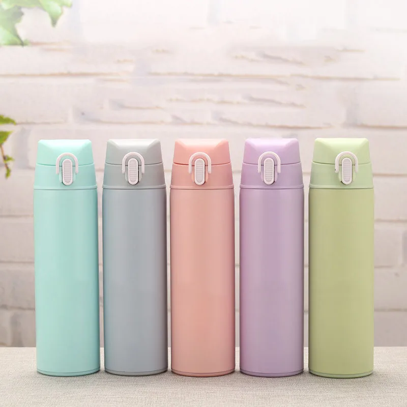 500 мл модный термос из нержавеющей стали портативная Изолированная чашка с