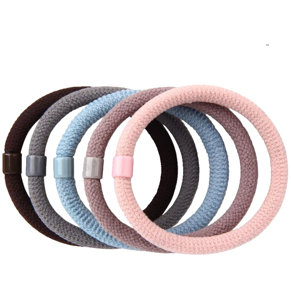 5.5cm women hair rubber Girls Headband Hair Accessories Elastic Band Korean band tied rope head 12pcs/lot |