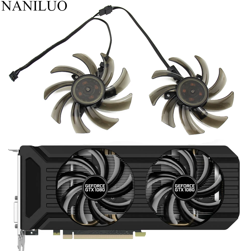 GTX 1070 TI 87 мм GA91S2U GA91S2H FDC10H12S9 C охлаждающий вентилятор GPU для Palit GeForce 1060 1080 GTX1070 Ti 8G