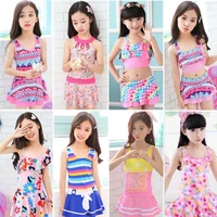 new childrens swimsuit female one piece split princess girl swimsuit middle aged girl skirt student swimsuit