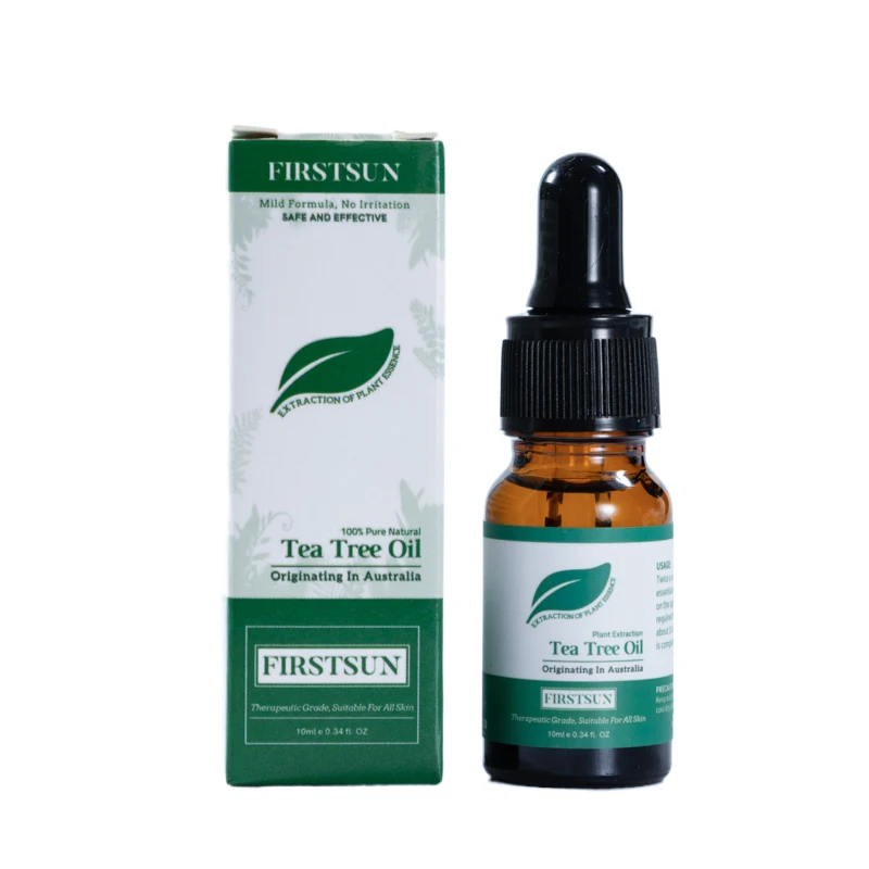 

Pansly Tea Tree Essential Oils Acne Treatment Compound Plant Hydrating Oil-control Contractive Pore Skin Care Facial Beauty Oil