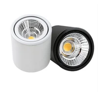 1 dimmable led downlight cob spotlight ac85 265v 5w 7w 9w 12w 15w 20w 30w aluminum surface mounted indoor lighting lamp