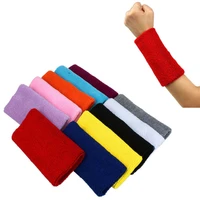 unisex sports sweatbands basketball tennis gym yoga protector wristband armband