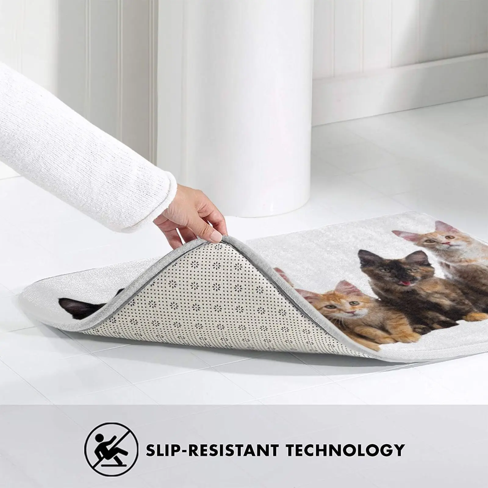 

Dream Team Carpet Mat Rug Cushion Soft Non - Slip Cat Cats Cats Persian Domestic Wild Colorful Black White Yellow On A Tree