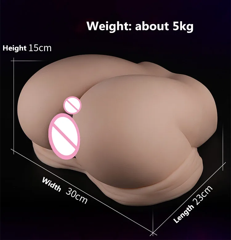 Искусственная большая задница охотничий мужчина секс игрушка большой красивый