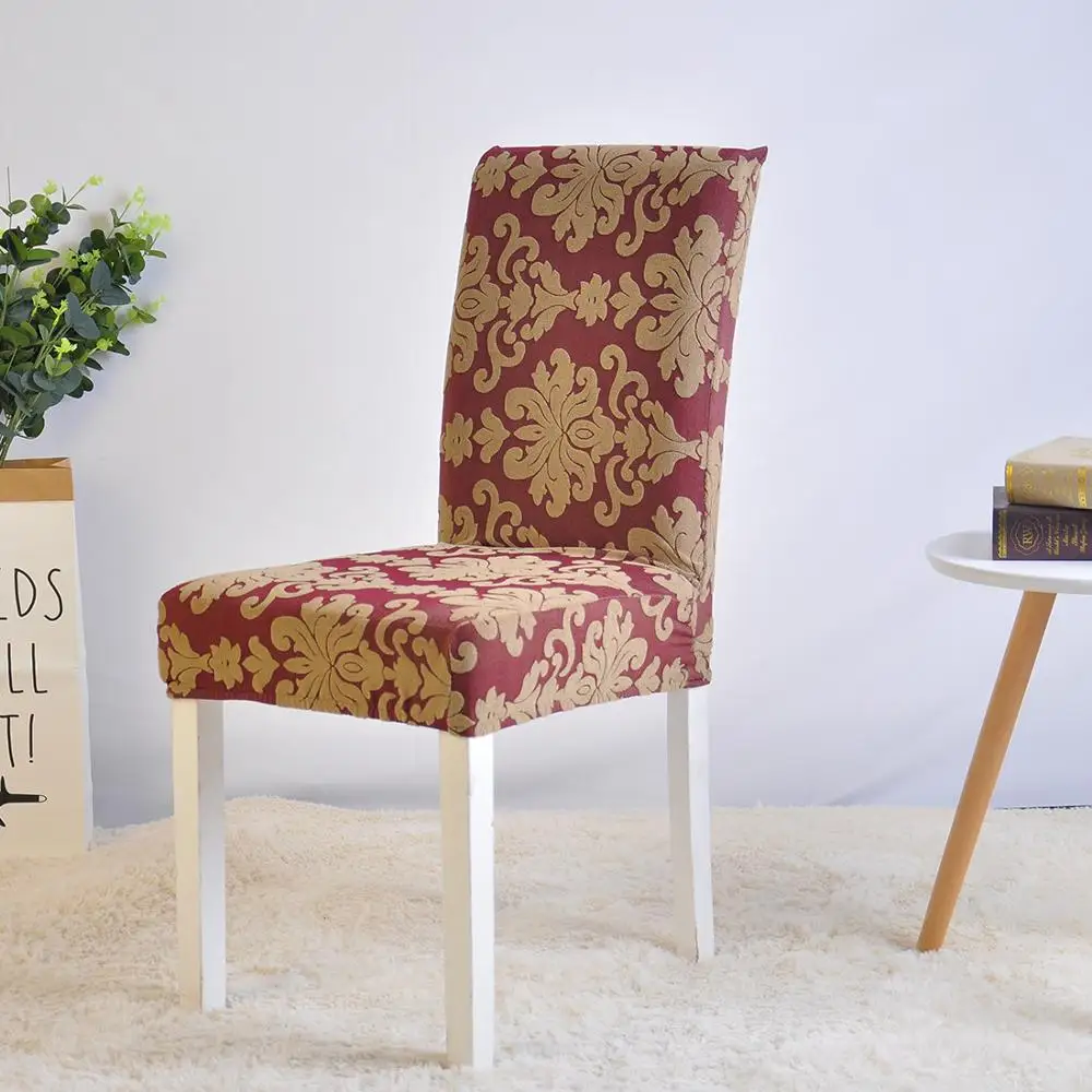 Жаккардовый чехол для кресла Съемный большой эластичный современный кухонного