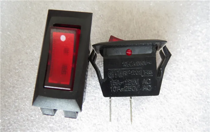 

Оригинальный новый 100% RF-1001 2pin 2gear no светильник rocker switch 10A