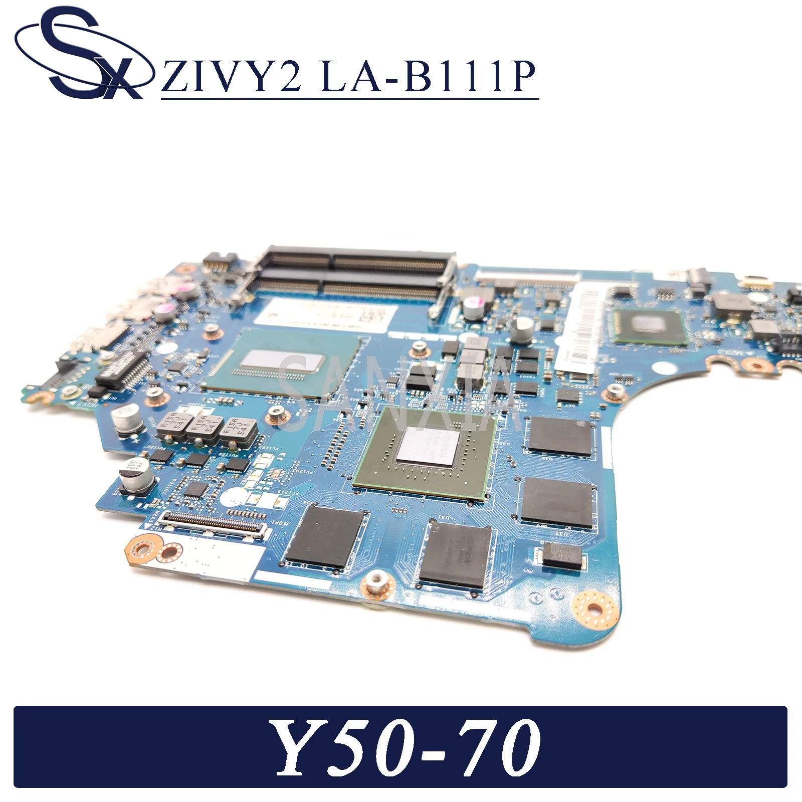 KEFU ZIVY2 LA-B111P материнская плата для ноутбука Lenovo Y50-70 оригинальная I7-4720HQ/4710HQ GTX960M-2GB |