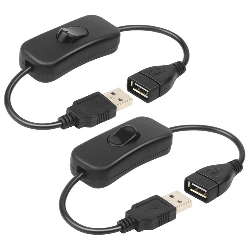 2,0 USB DC Шнур питания с переключателем вкл/выкл мужской и женский кабель-удлинитель для камеры регистратора вождения небольшой светодиодный вентилятор настольной лампы