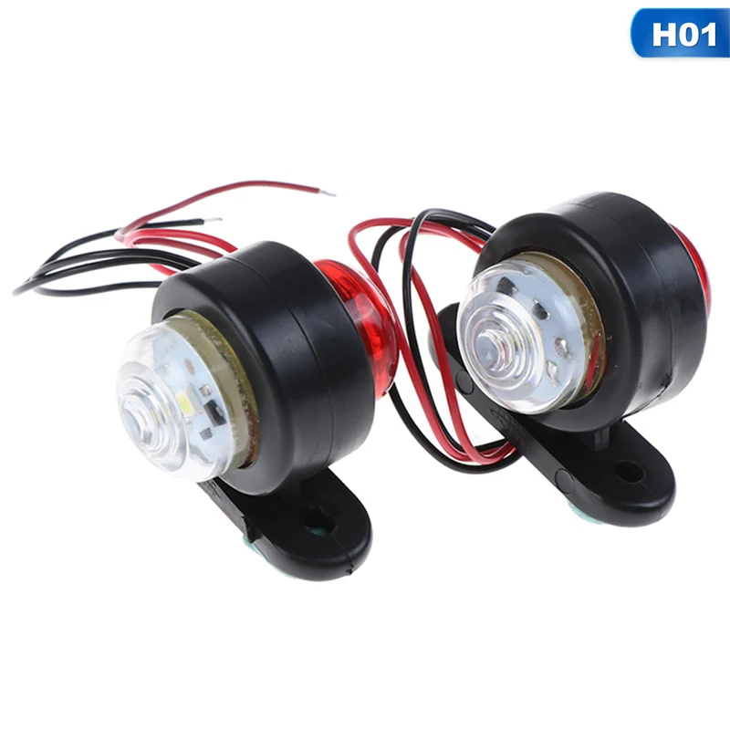 

Car Truck Trailer LED Side Marker Light White Red Turn Signal Clearance Light Indicator Lamp For Lorry Van Caravans 10-30V