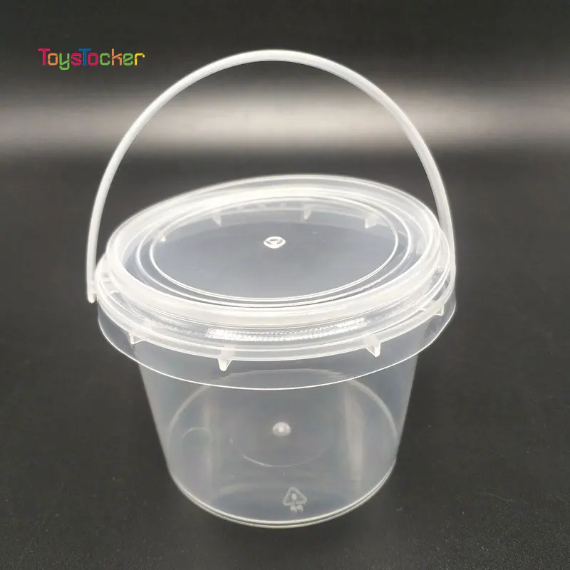 10 шт/300 мл прозрачный пластиковый контейнер для слизи глина аксессуары