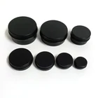 100 шт. 10 г 15 г 20 г 30 г 50 г 60 г 80 г 100 г 150 г Матовая черная алюминиевая банка косметическая бутылка для лосьона пустой контейнер для крема Олово