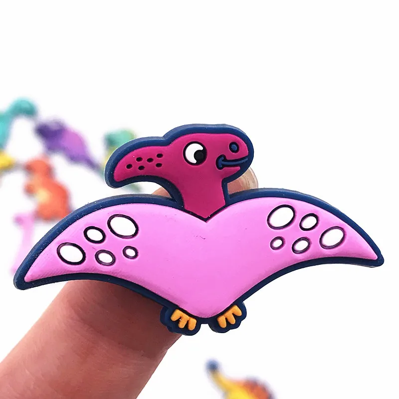 1PCS Hot Selling Animal Dinosaur PVC Flat Back For DIY Phone Case Jewelry Shoes Charms Cartoon Accessories Crafts Gadgets | Дом и сад