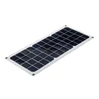 Солнечная панель 30Вт, 12В, поликристаллическая, с двойным разъемом USB, с зарядным устройством, для использования на корабле, в машине, в кемпинге