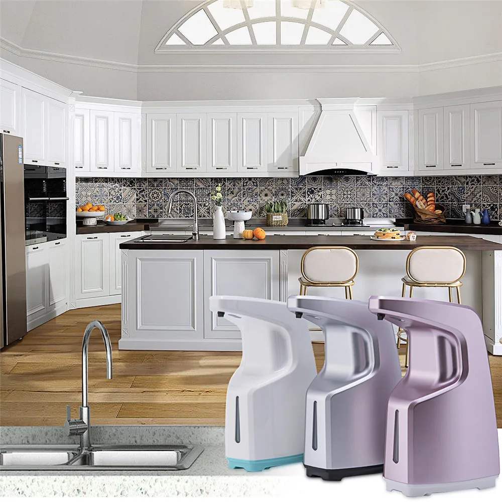 

Liquid Soap Dispenser 450ml Automatic Intelligent Touchless Sensor Hand Sanitizer Dispenser for Kitchen Bathroom Equipment