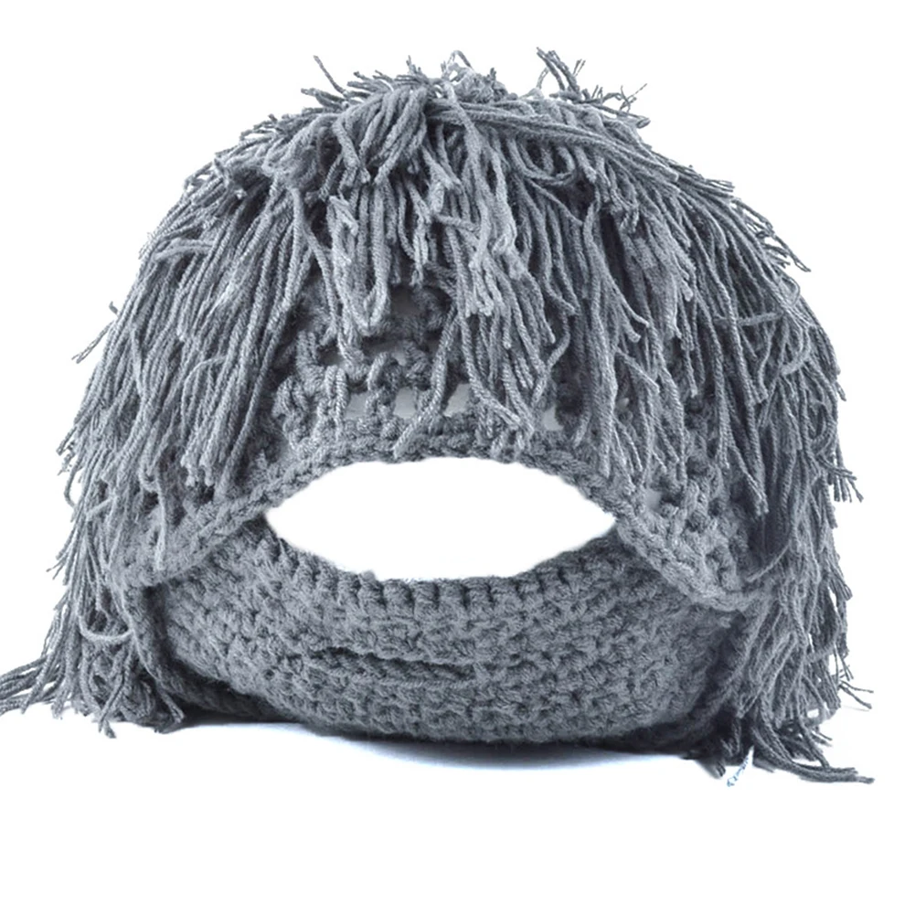 LUCKSTONE ручная работа Вязаная мужская Лыжная теплая шапка зимняя вязаная крючком