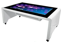 windows os coffee table style all in one desktop pc computer with touch screen size of 43 or 55 inch