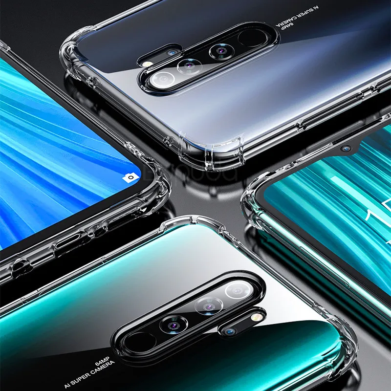Роскошный Ударопрочный силиконовый чехол для телефона Xiaomi Redmi Note 8 7 6 5 Pro 8T
