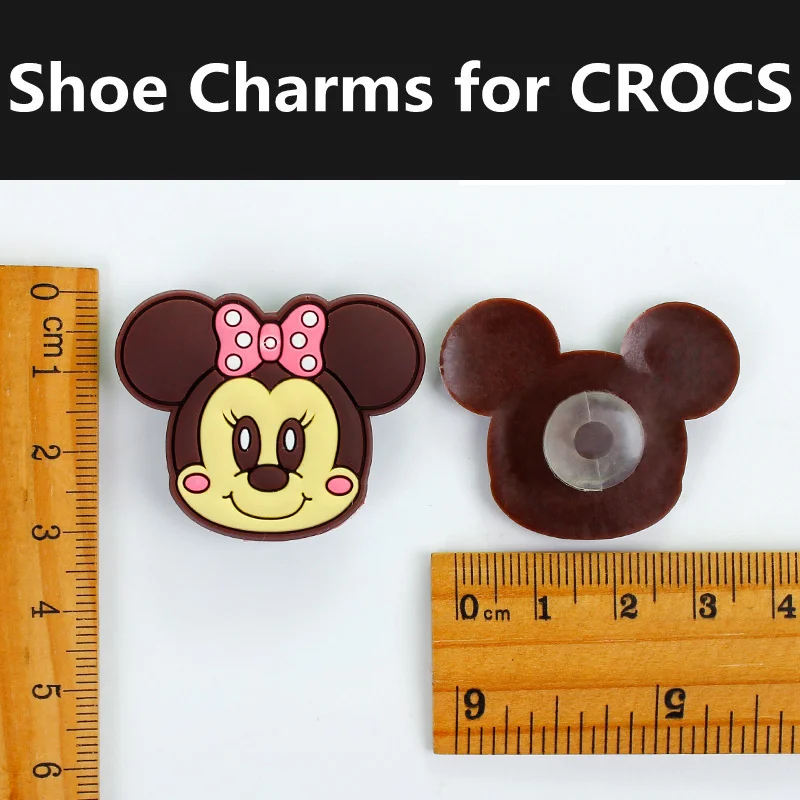 1pcs Croc Charms Disneys Cartoon Icons Cute Accessories Elegance Shoe Decoration for Women Children Boys Gifts PVC Badges Set