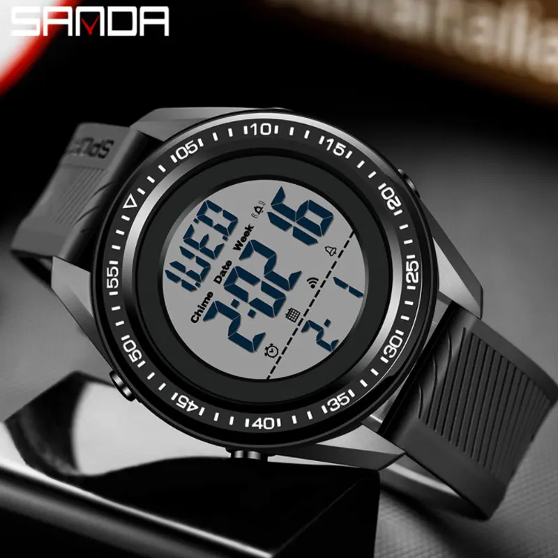 Мужские спортивные водонепроницаемые часы SYNOKE улучшенная версия Bluetooth шагомер 50