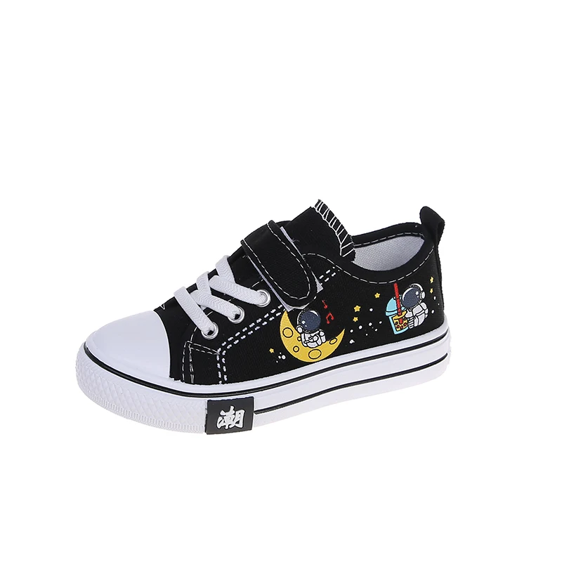 

EOSNYX Children Board Shoes Simple Classical Slip On Canvas Shoes Non-slip Soft Shoes Boys Girls Leisure Outdoor tenis Shoes